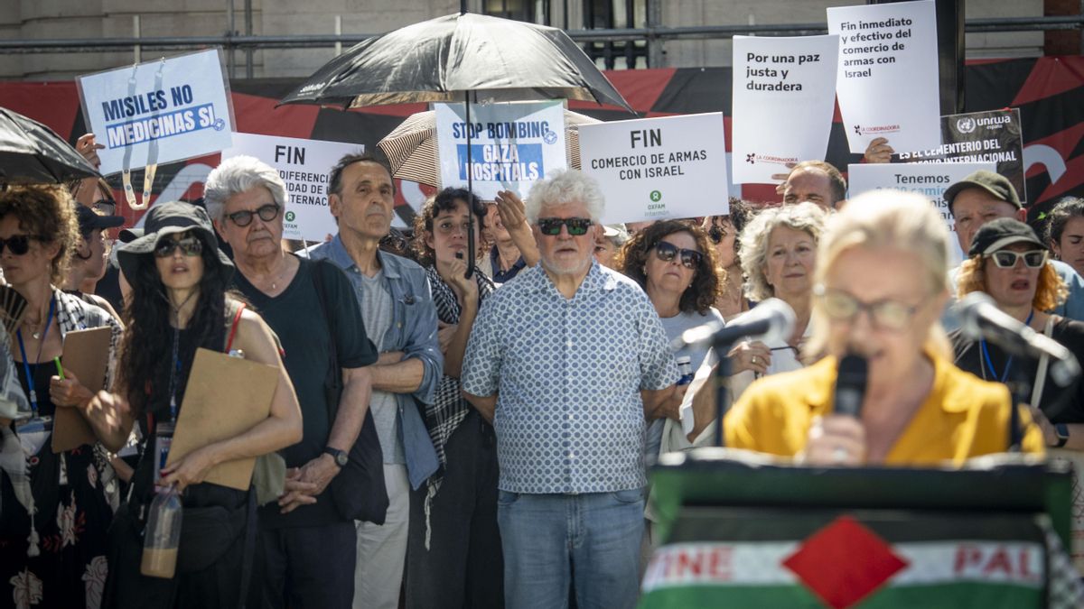 La concentración por parte del mundo de la cultura en contra del genocidio en Gaza