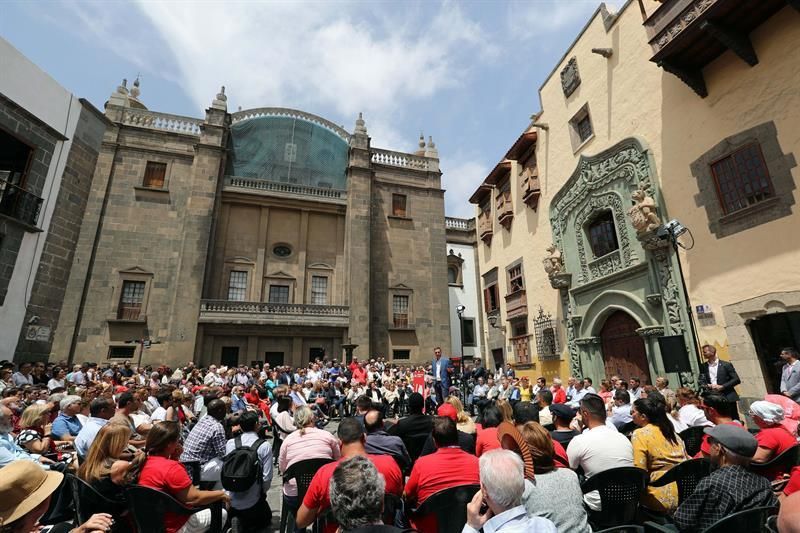 Pedro Sánchez, en Gran Canaria