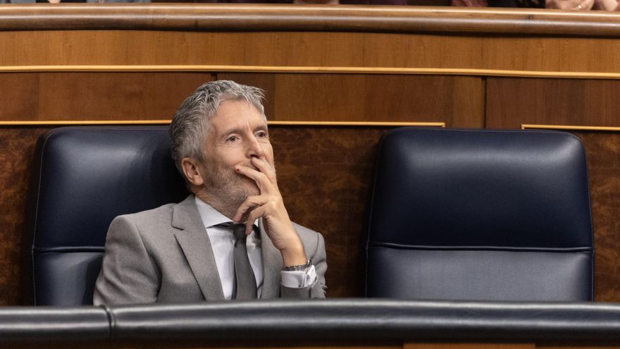 El ministro de Interior, Fernando Grande-Marlaska, a 12 de febrero de 2025, en Madrid (España). (Foto de archivo).