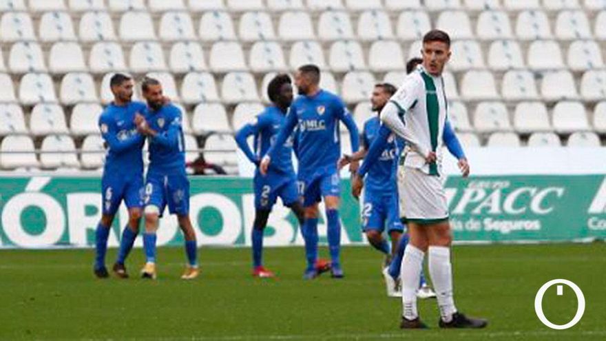 Los jugadores de la UD Linares celebra el gol