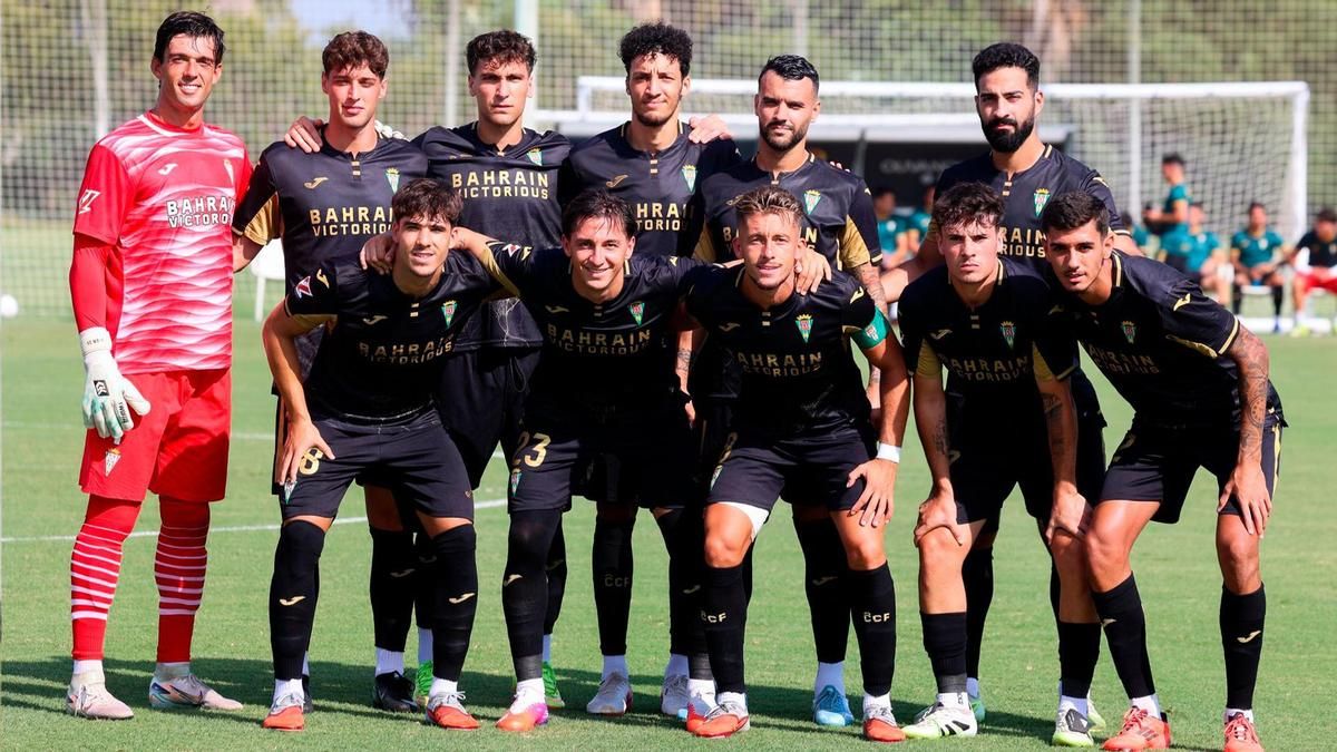 Once inicial del Córdoba CF en el amistoso ante el Elche CF
