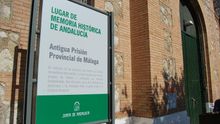La antigua prisión provincial de Málaga, señalizada como Lugar de Memoria Histórica de Andalucía
