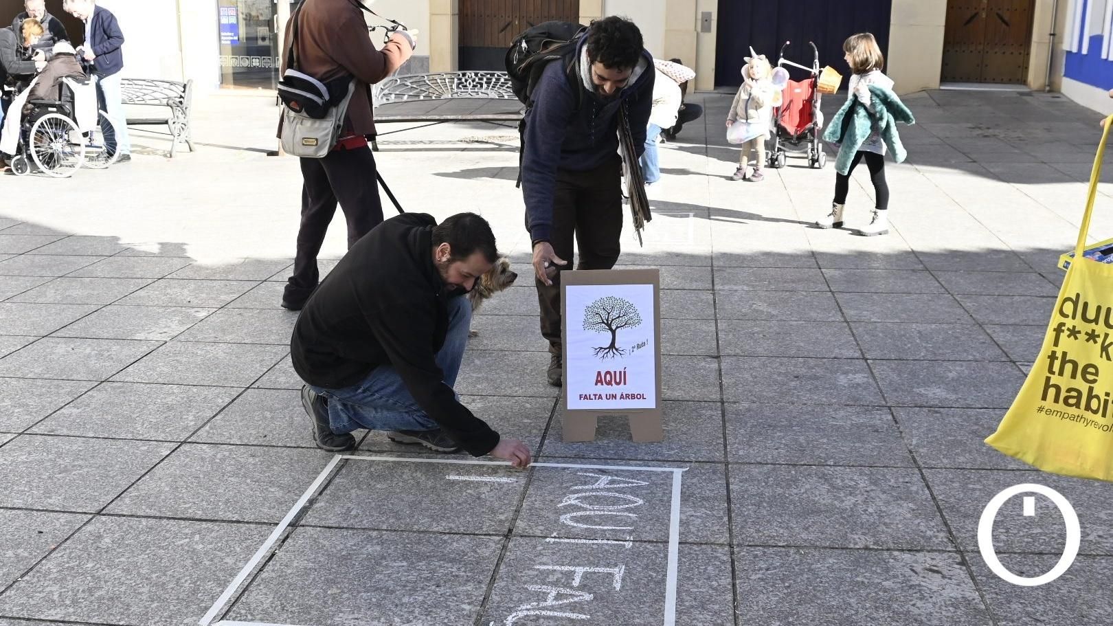 Ruta de aquí falta un árbol