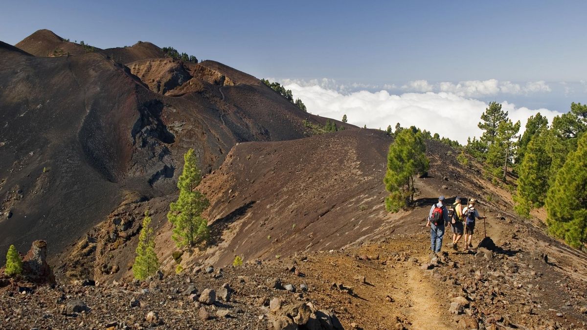 Sendero de la Ruta de los Volcanes.