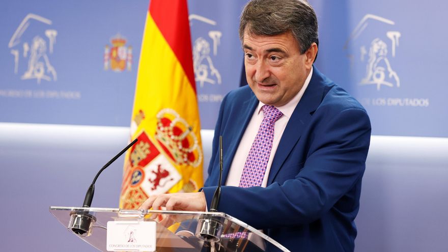 El portavoz del PNV, Aitor Esteban. EFE/Chema Moya/Archivo