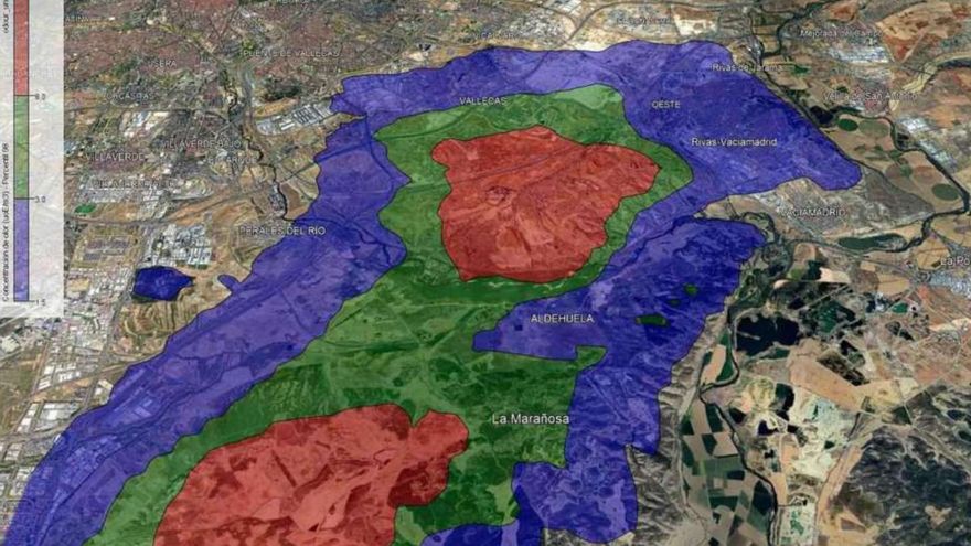 Así afectan los malos olores de los vertederos del sureste sobre Rivas y los desarrollos del Sureste