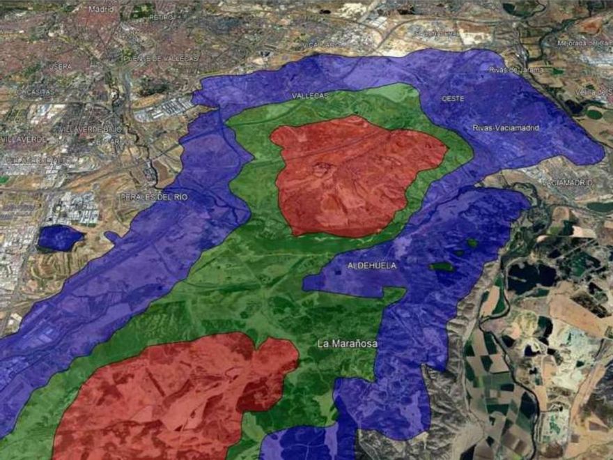 Niveles de olores provocados por los vertederos y estaciones de tratamiento del sureste de Madrid