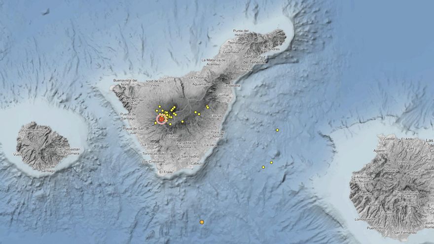 Registrados 79 terremotos de baja magnitud en Tenerife