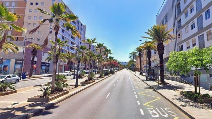 Avenida Tres de Mayo, en Santa Cruz de Tenerife.