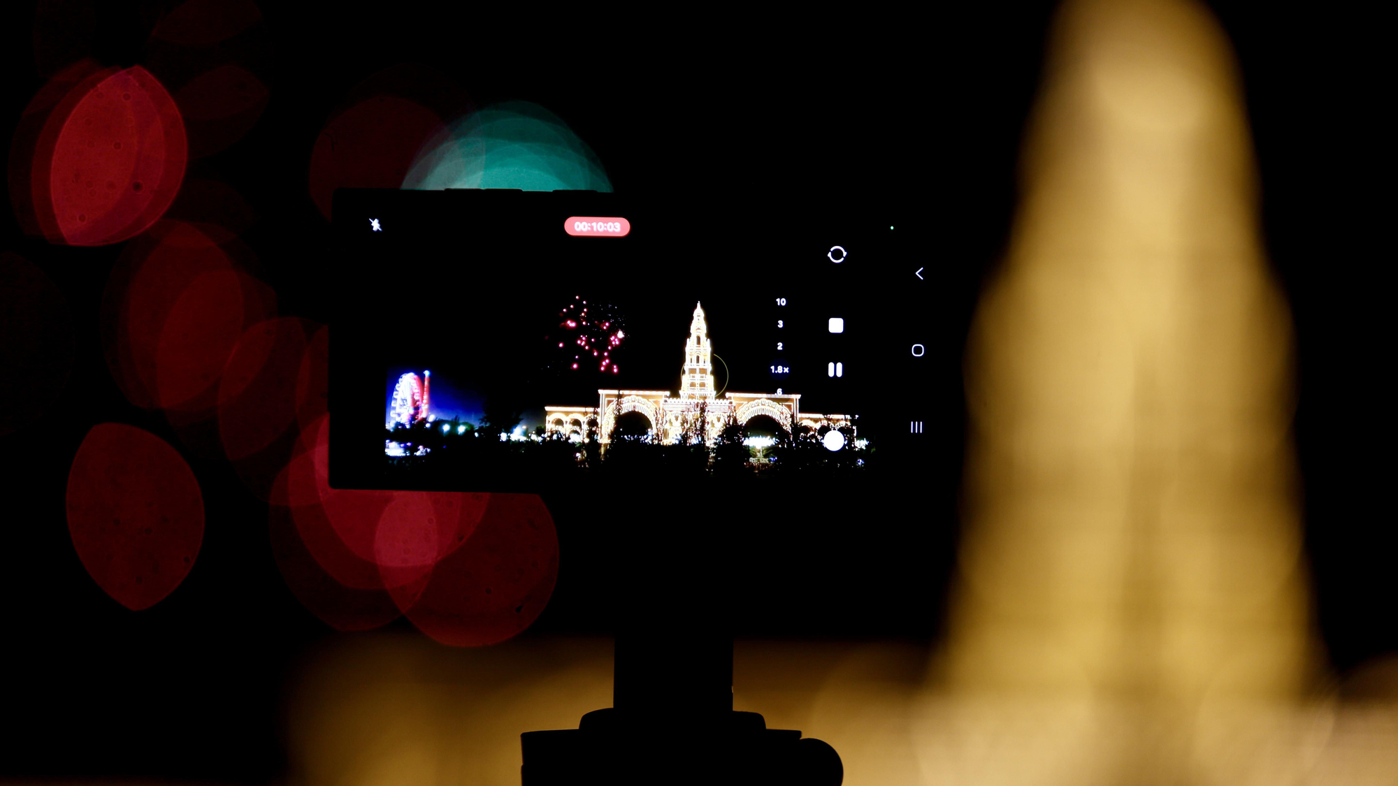 Comienzo de la feria 2026 y fuegos artificiales