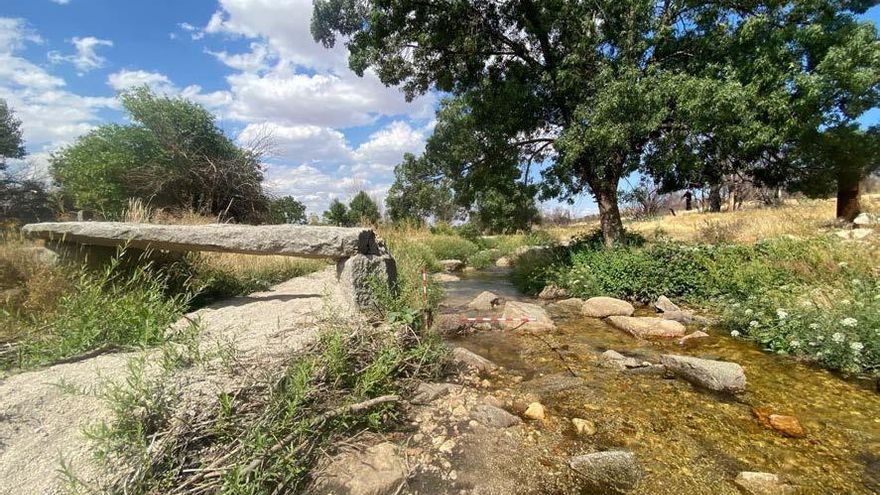 El puente Muñico, derruido.