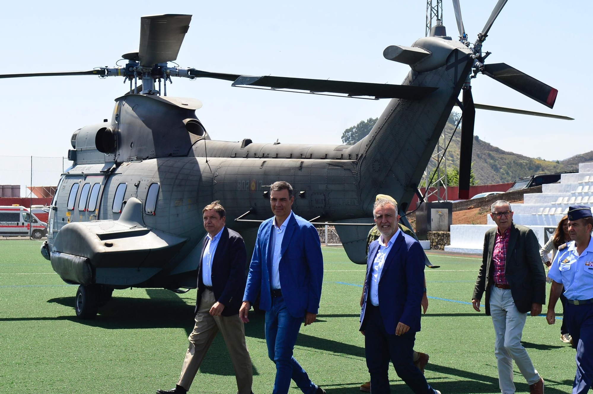 Visita de Pedro Sánchez a Gran Canaria. (Ángel Sarmiento)