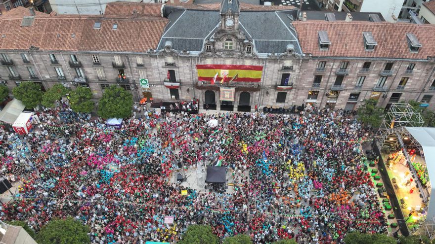 Chupinazo fiestas Torrelavega