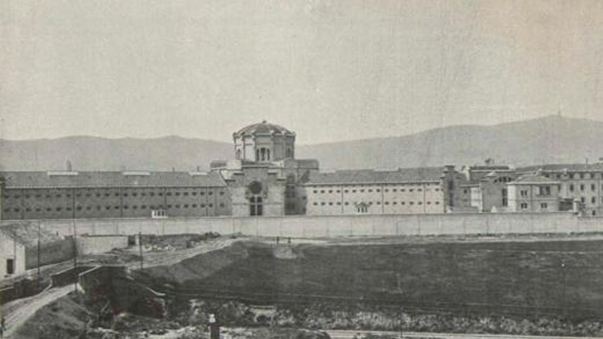 Aspecto de la cárcel en 1904