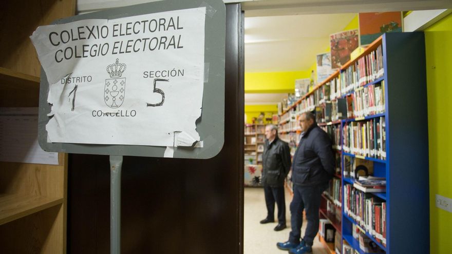 EuropaPress 2493835 colegio electoral perdouro burela donde repiten elecciones municipales