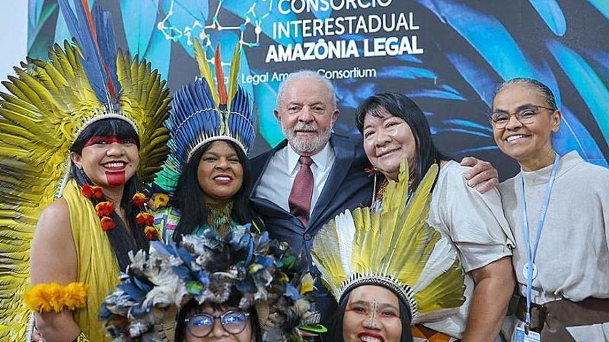 Lula junto a dirigentes indígenas en la COP27: “Este es uno de los momentos más importantes de mi vida”