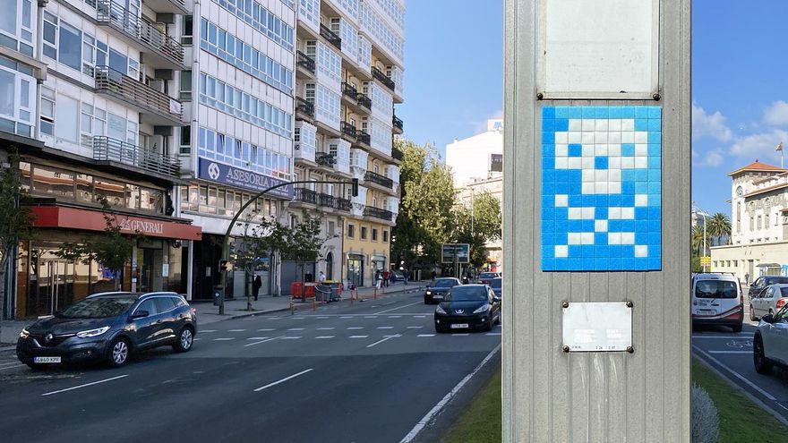 Xerión, las calaveras de código abierto que se multiplican en A Coruña como un fenómeno de arte urbano anónimo