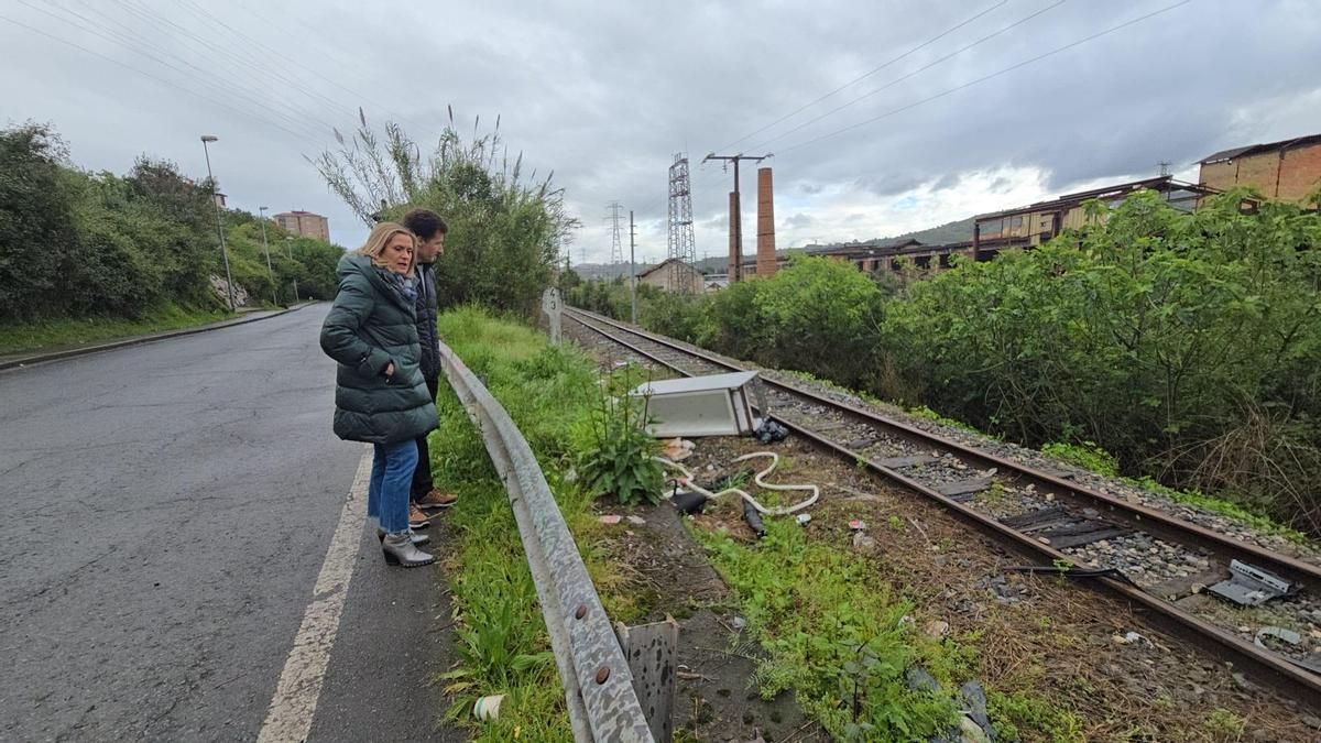 El Gobierno vasco niega problemas de seguridad en una línea de mercancías abandonada y con residuos en Barakaldo