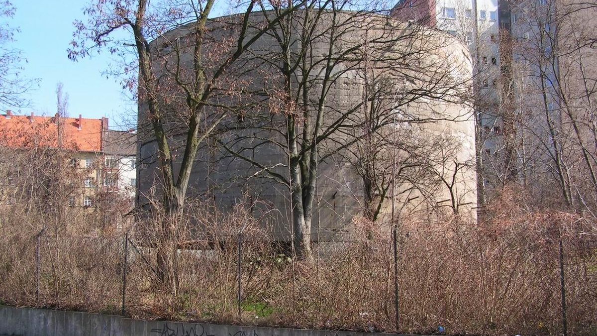 El Schwerbelastungskörper se construyó como experimento técnico para calcular la resistencia del terreno