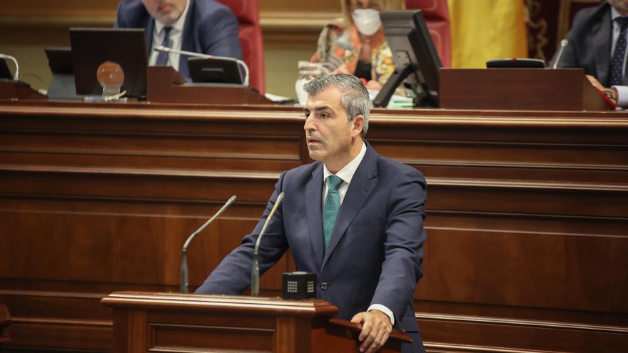El candidato a la Presidencia del Gobierno de Canarias por el Partido Popular, Manuel Domínguez.