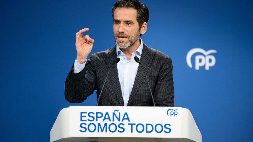 Archivo - El vicesecretario de Cultura y portavoz del Partido Popular, Borja Sémper, durante una rueda de prensa posterior a la reunión del Comité de Dirección del Partido Popular, en la sede nacional del PP, a 7 de enero de 2024, en Madrid (España).