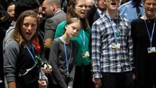 Greta Thunberg acude por sorpresa a la Cumbre del Clima tras llegar a Madrid desde Lisboa esta misma mañana