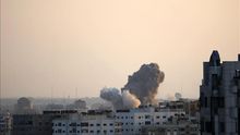 Imagen de un bombardeo este domingo en Gaza