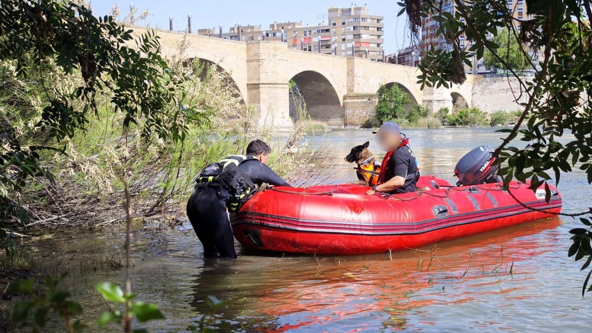La Policía intensifica la búsqueda de Pablo Cebolla en las aguas del Ebro