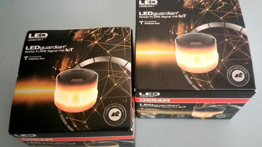 Las balizas V-16, una medida de seguridad que supondrá un coste para los transportistas