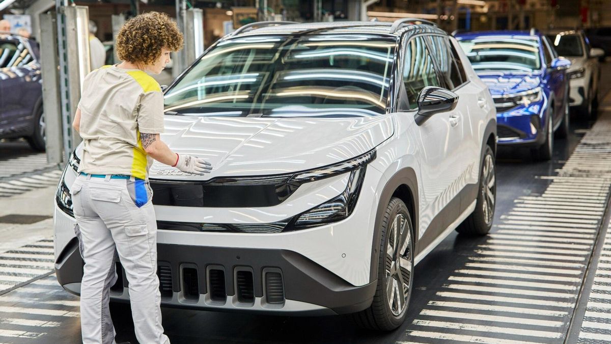 Producción del eléctrico Skoda Epiq en Navarra