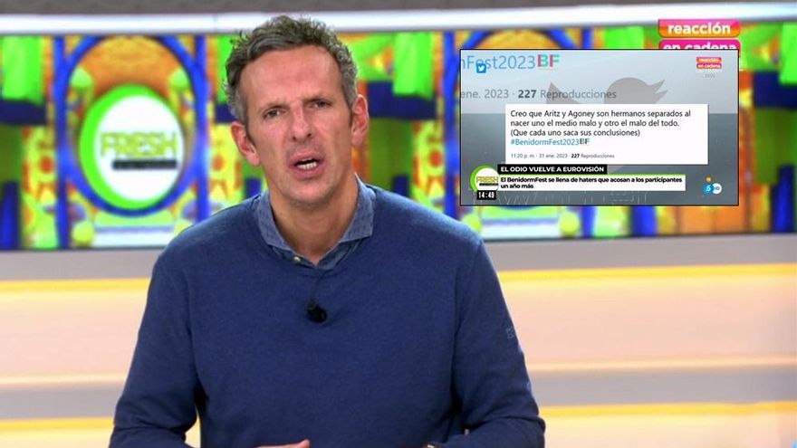 Joaquín Prat en 'Ya es mediodía', hablando sobre el Benidorm Fest