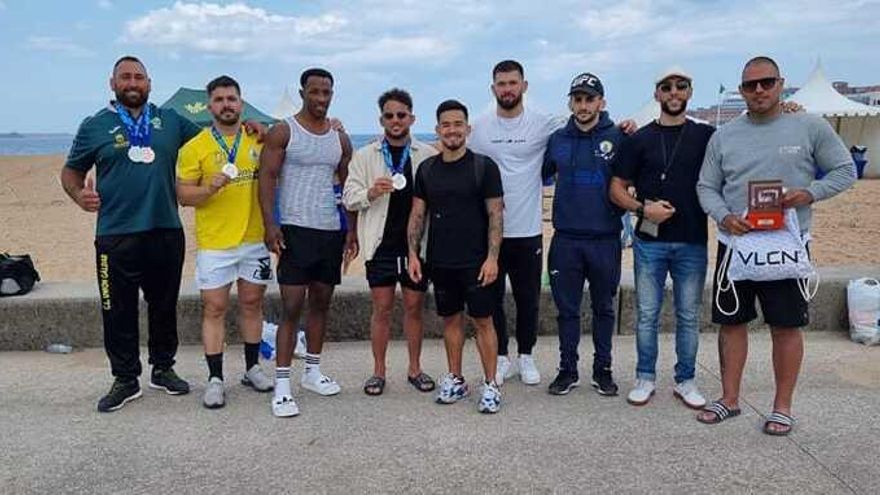Ocho medallas para Canarias en el Campeonato de España de Lucha Olímpica y Lucha Playa