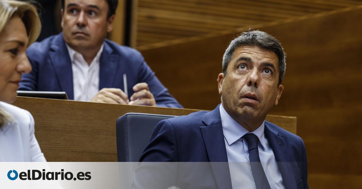Mazón califica de “patraña” el sistema de aviso de lluvias basado en umbrales por el que se rige toda Europa desde 2008