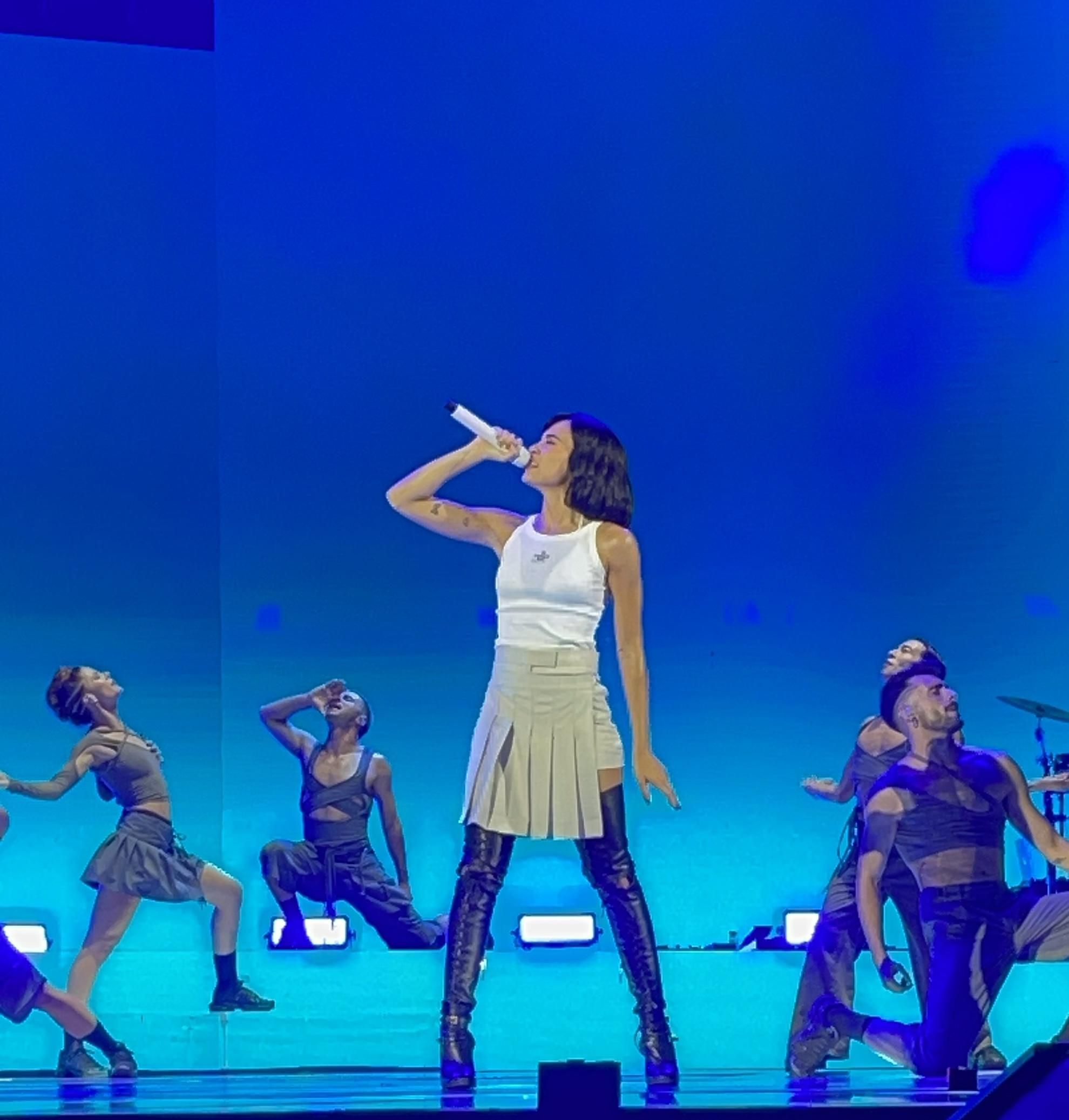 Aitana en el Gran Canaria Arena en octubre de 2023.