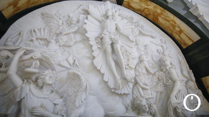 Sepulcro de Miguel Castillejo en la sede de la UNED