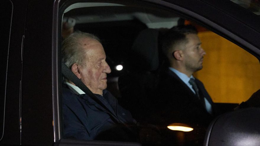 Juan Carlos I arrives in Vitoria in the midst of controversy over his memoirs in France and his comments on Franco