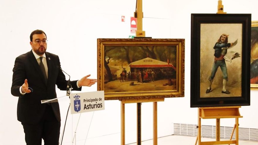 El Principado restituye a la familia de Pedro Rico dos cuadros incautados en 1938 por la dictadura franquista