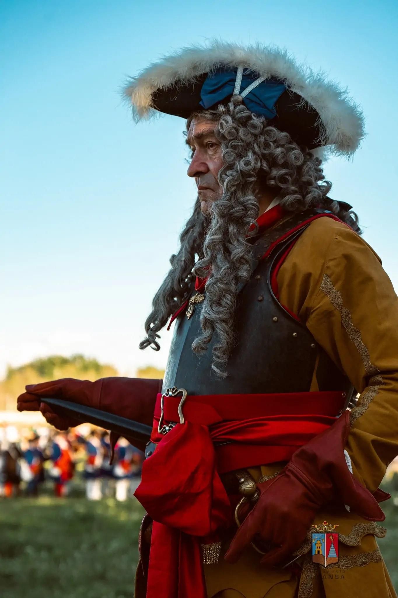 Recreación de la batalla de Almansa, ocurrida en esta población de Albacete el 25 de abril de 1707