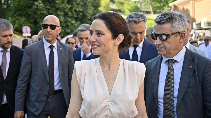Isabel Díaz Ayuso a su llegada el pasado jueves a una corrida en Las Ventas.