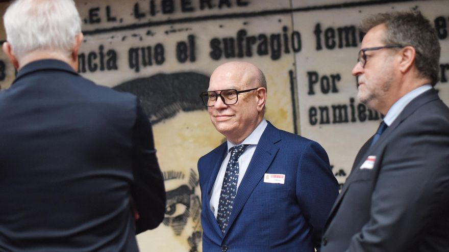El director del Parador de Turismo de Teruel, Joaquín Gutiérrez López, comparece en la Comisión sobre el ‘caso Koldo’ en el Senado, a 19 de mayo de 2025, en Madrid (España).