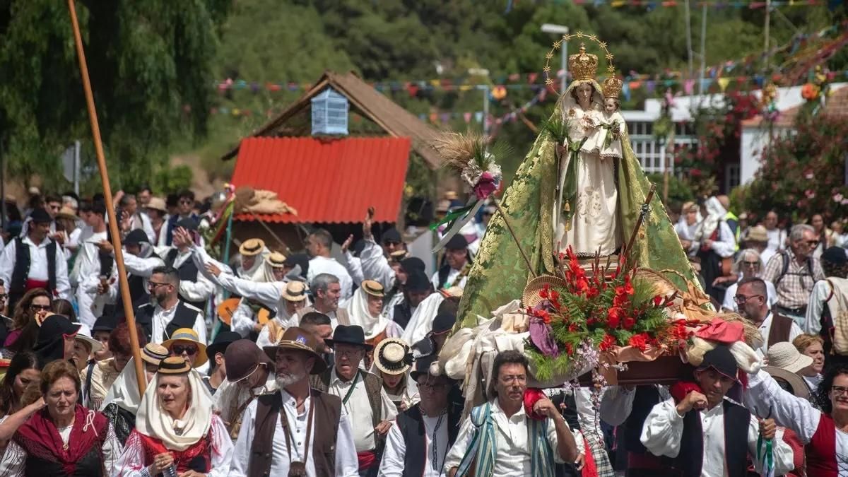 Las Fiestas de la Virgen del Pino dan comienzo en El Paso con una programación fiel a sus tradiciones