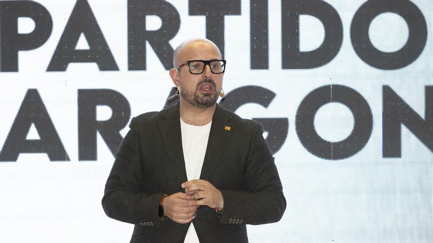 El candidato del Partido Aragonés (PAR) a la presidencia de Aragón, Alberto Izquierdo