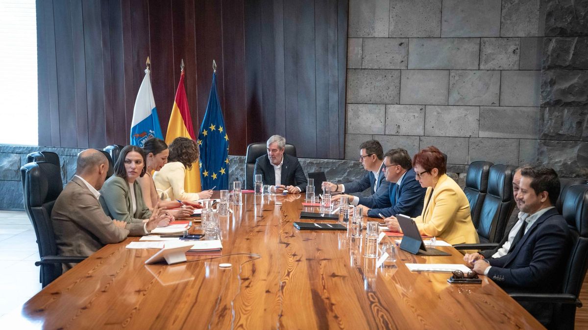 Consejo de Gobierno  de Canarias celebrado este lunes.