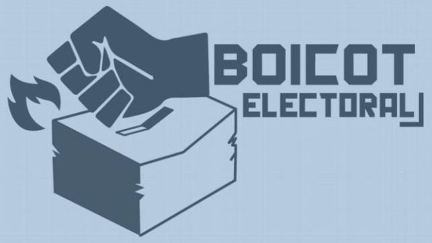 Ya cerca del nuevo siglo, el movimiento anarquista promovía el boicot electoral.