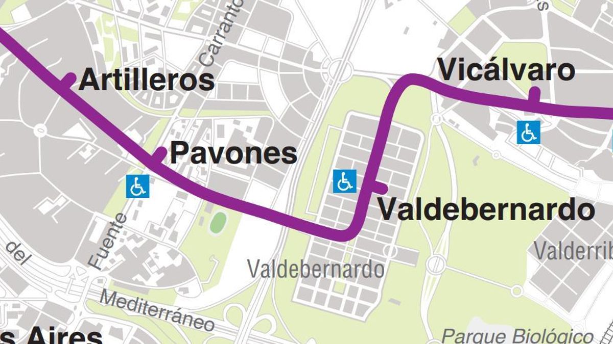 El accidente de un tren en Metro de Madrid corta la mayor parte de la línea 9