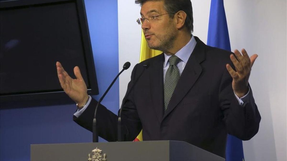 El ministro de Justicia, Rafael Catalá.