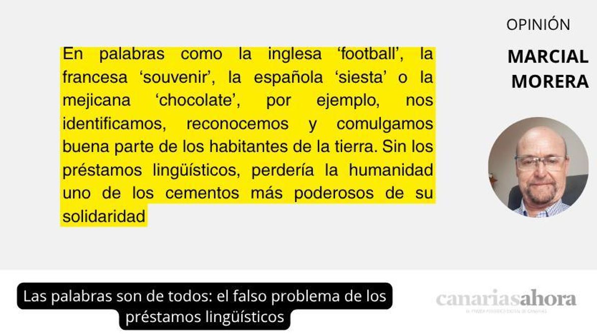 Las palabras son de todos: el falso problema de los préstamos lingüísticos