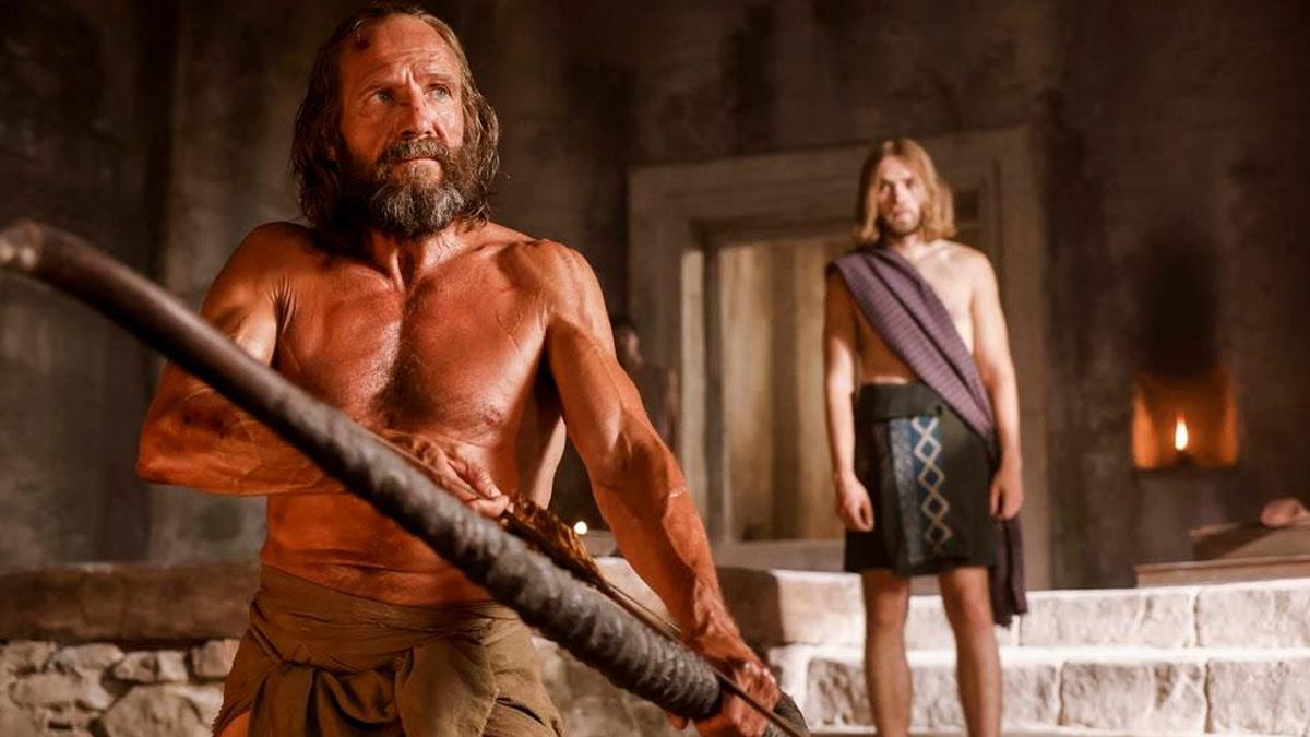 Ralph Fiennes como el héroe protagonista en 'El regreso de Ulises'