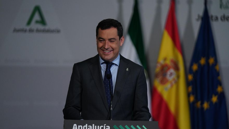 El presidente de la Junta, Juanma Moreno