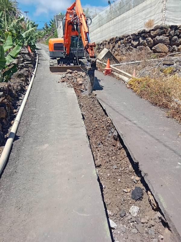 Obras realizadas por e-distribución en San Andrés y Sauces.